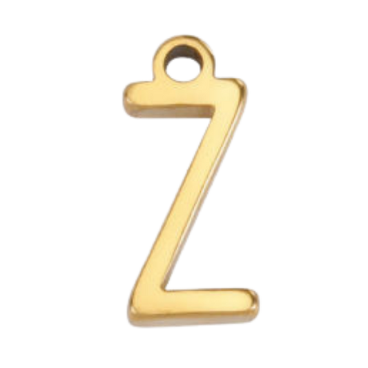 "Z" Gold Print