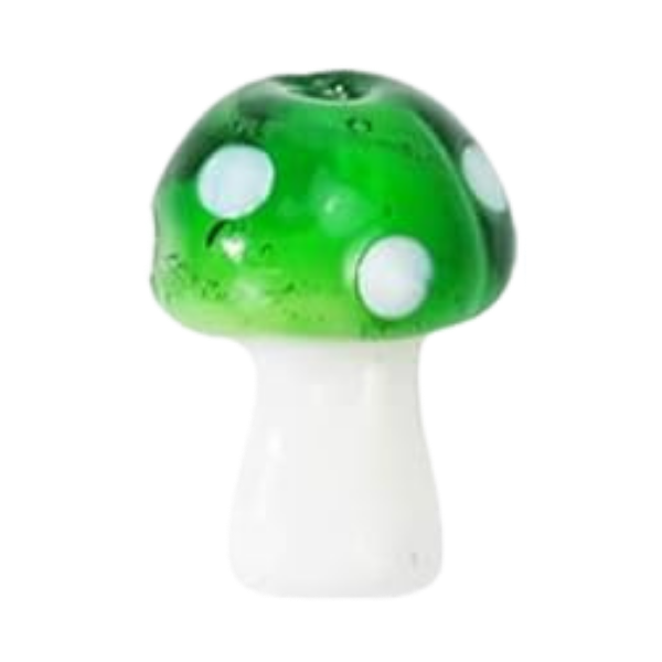 green mushroom charm