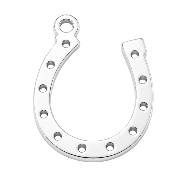 Silver horseshoe pendant 