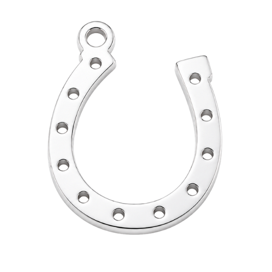 Silver horseshoe pendant 