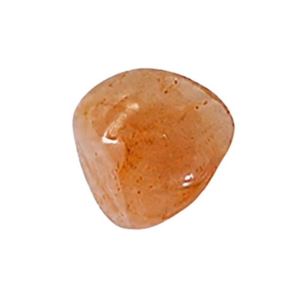 orange stone charm
