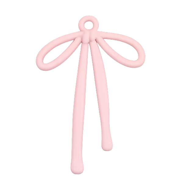 pink bow charm