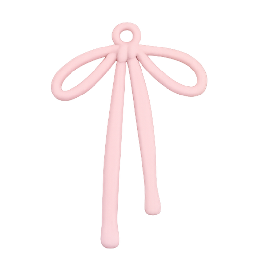 pink bow charm