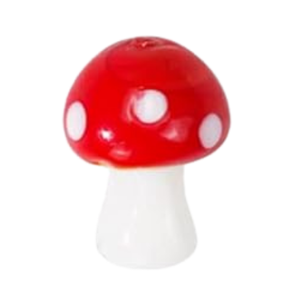red mushroom charm