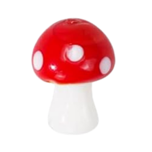 red mushroom charm