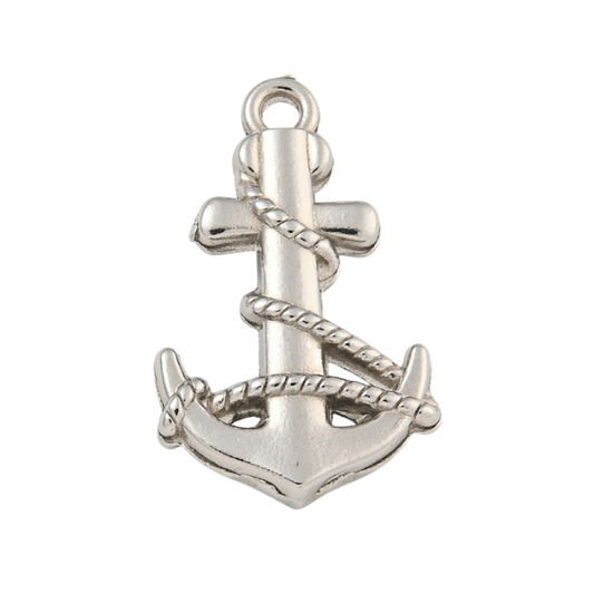 silver anchor charm