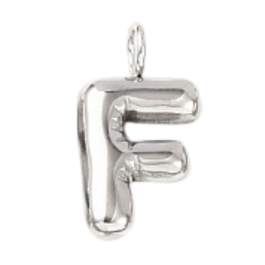 "F" Silver Bubble