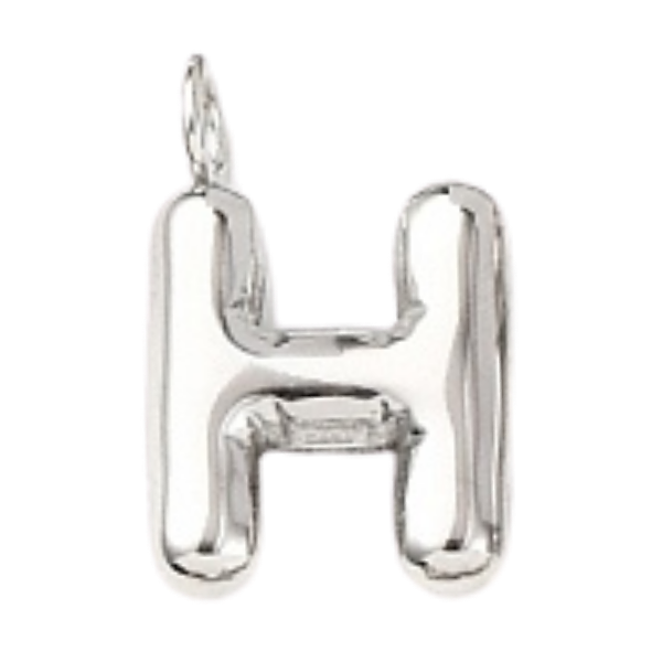 "H" Silver Bubble