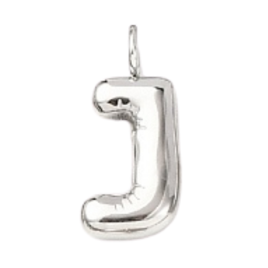 "J" Silver Bubble