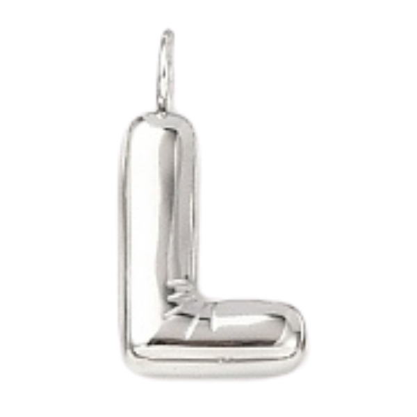 "L" Silver Bubble