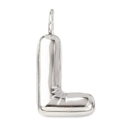 "L" Silver Bubble