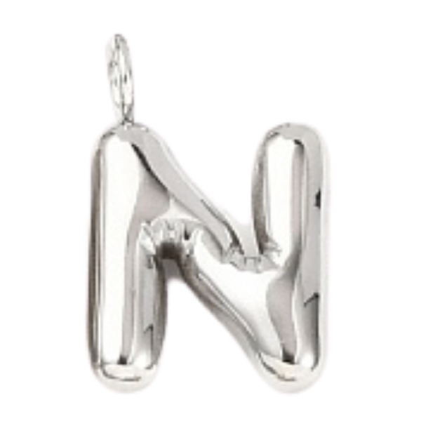 "N" Silver Bubble