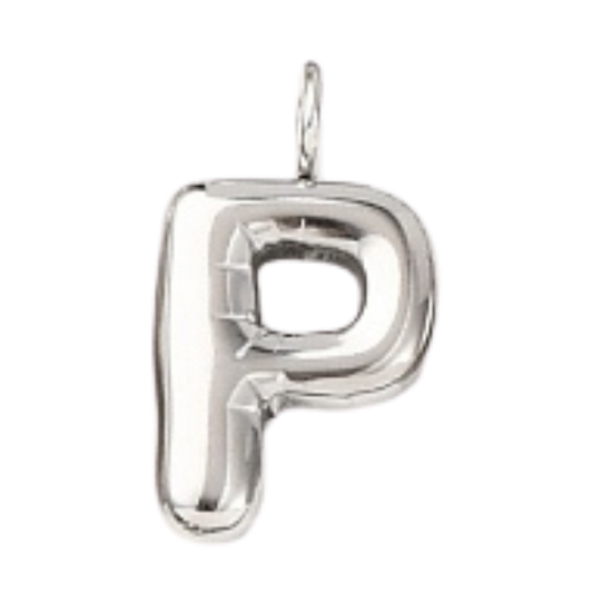 "P" Silver Bubble