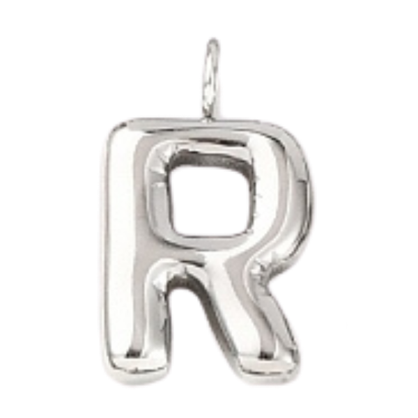 "R" Silver Bubble