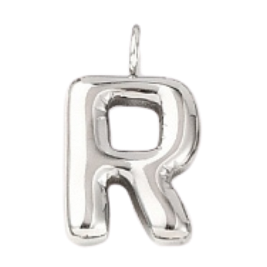 "R" Silver Bubble