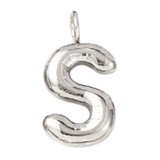 "S" Silver Bubble