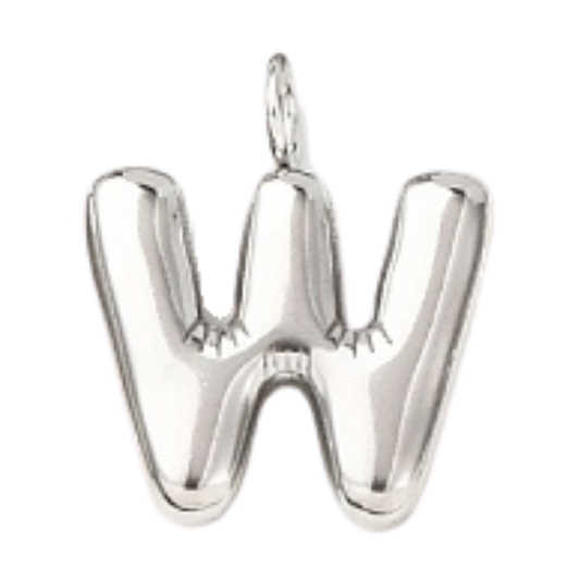 "W" Silver Bubble