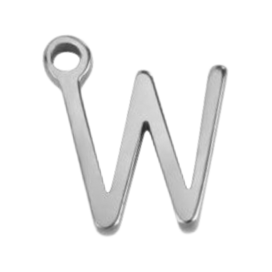 "W" Silver Print