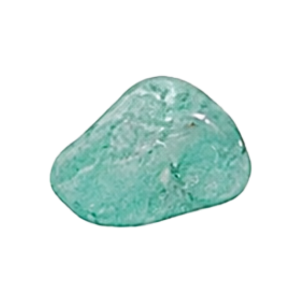 Teal-colored stone 