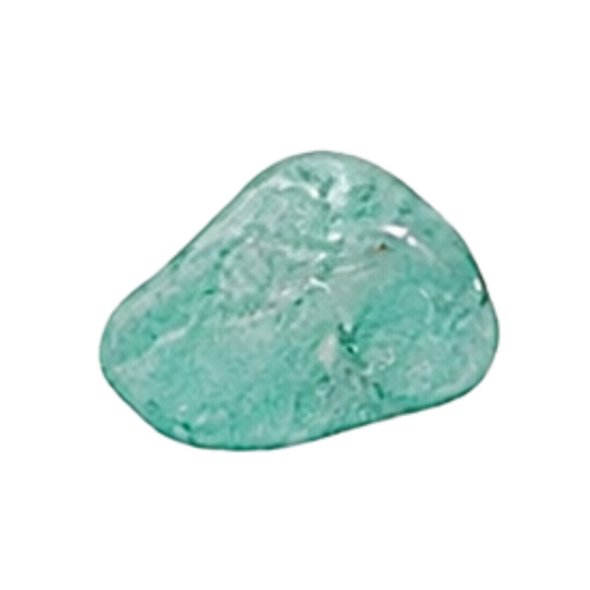 Teal-colored stone 