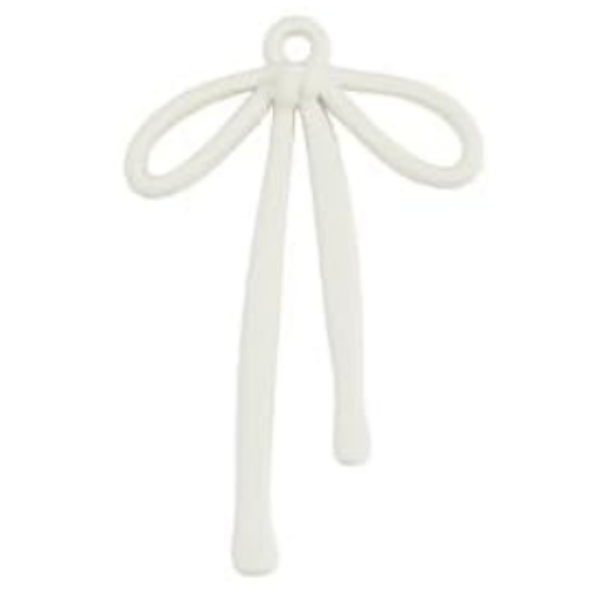 White Bow 32x20mm